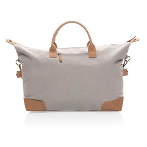 Sac voyage toile recyclé | Sac de voyage publicitaire Grey 1