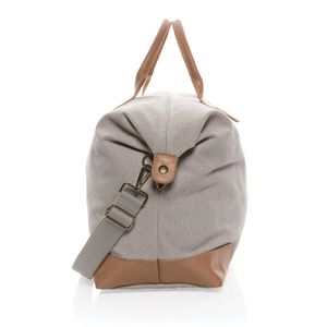 Sac voyage toile recyclé | Sac de voyage publicitaire Grey 3