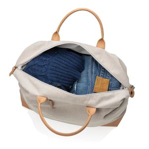 Sac voyage toile recyclé | Sac de voyage publicitaire Grey 5