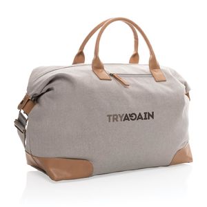 Sac voyage toile recyclé | Sac de voyage publicitaire Grey 7