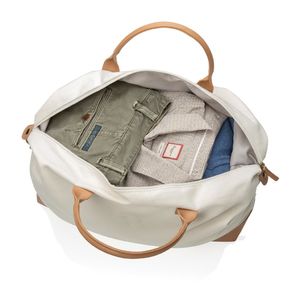 Sac voyage toile recyclé | Sac de voyage publicitaire White 5