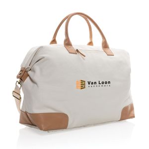 Sac voyage toile recyclé | Sac de voyage publicitaire White 7