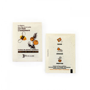 Sachet végétal 60x80 mm | Sachet graines personnalisable