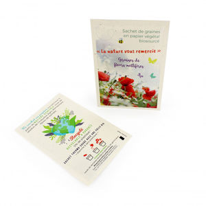 Sachet végétal 60x80 mm | Sachet graines personnalisable 1