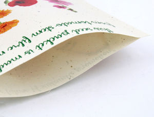 Sachet papier végétal | Sachet graines personnalisé 2