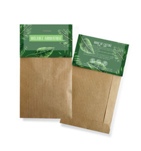 Sachet kraft | Sachet de graines publicitaire 7