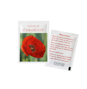 Sachet 60x80 mm | Sachet graines publicitaire 4