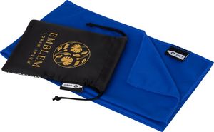 Serviette rPET Raquel | Serviette de sport publicitaire Bleu royal 1