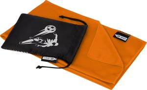 Serviette rPET Raquel | Serviette de sport publicitaire Orange 1