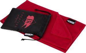 Serviette rPET Raquel | Serviette de sport publicitaire Rouge 1