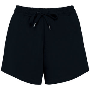 Short coton bio Terry F | Short publicitaire Washed Black 2