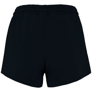 Short coton bio Terry F | Short publicitaire Washed Black 3