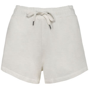 Short coton bio Terry F | Short publicitaire Washed Ivory 2
