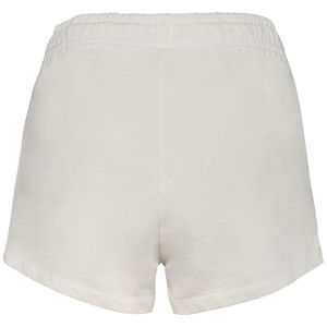 Short coton bio Terry F | Short publicitaire Washed Ivory 3