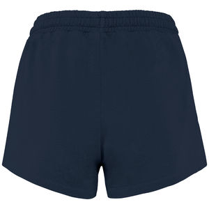 Short coton bio Terry F | Short publicitaire Washed navy blue 3