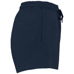 Short coton bio Terry F | Short publicitaire Washed navy blue 4