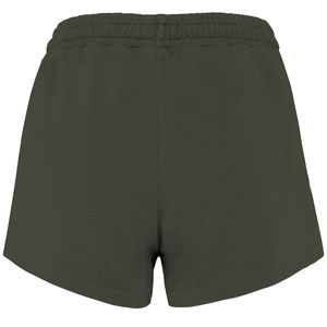 Short coton bio Terry F | Short publicitaire Washed Organic Khaki 3