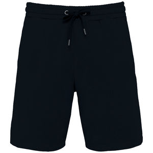 Short coton bio Terry H | Short publicitaire Washed Black 2