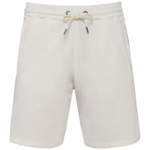 Short coton bio Terry H | Short publicitaire Washed Ivory 2