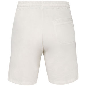 Short coton bio Terry H | Short publicitaire Washed Ivory 3