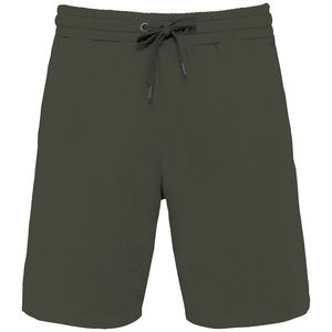 Short coton bio Terry H | Short publicitaire Washed Organic Khaki 2