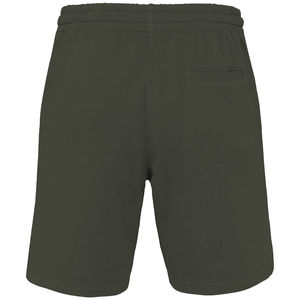 Short coton bio Terry H | Short publicitaire Washed Organic Khaki 3