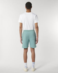 Short sport unisexe | Short de sport personnalisé Teal Monstera 2