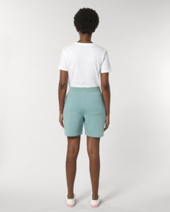 Short sport unisexe | Short de sport personnalisé Teal Monstera 3