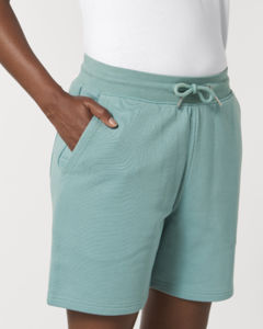 Short sport unisexe | Short de sport personnalisé Teal Monstera 5