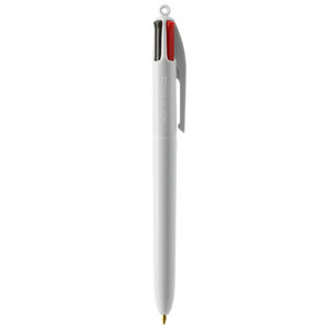 Stylo BIC® 4 Couleurs Publicitaire | Stylo Personnalisé | KelCom Blanc 2