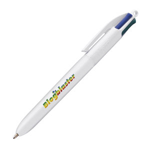 Stylo BIC® 4 Couleurs Publicitaire | Stylo Personnalisé | KelCom Blanc 6