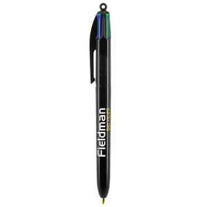 Stylo BIC® 4 Couleurs Publicitaire | Stylo Personnalisé | KelCom Noir 3