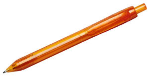 Stylo bille Vancouver | Stylo bille personnalisable Orange translucide