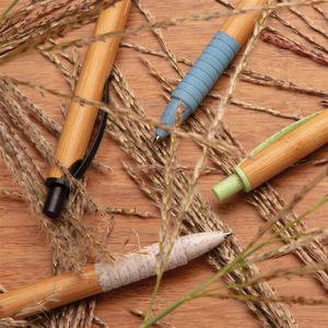 Stylo bambou fibre de paille | Stylo bille personnalisé Black 5
