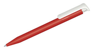 Stylo Super Hit Bio Matt | Stylo bille personnalisé Rouge 485 Blanc