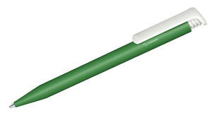 Stylo Super Hit Bio Matt | Stylo bille personnalisé Vert foncé 349 Blanc