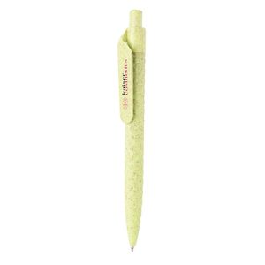 Stylo fibre de paille | Stylo bille publicitaire Green 3