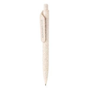 Stylo fibre de paille | Stylo bille publicitaire White 3