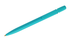 Stylo bille Media Clic | Stylo bille publicitaire Bleu turquoise