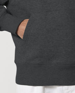 Sweat décontracté | Sweat à capuche personnalisé Dark Heather Grey 5