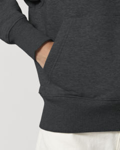 Sweat décontracté | Sweat à capuche personnalisé Dark Heather Grey 7