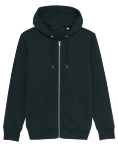 Sweat capuche molleton | Sweat à capuche personnalisé Black 1