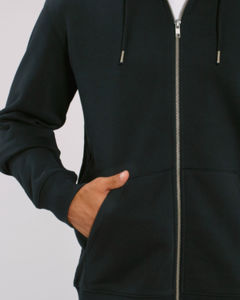 Sweat capuche molleton | Sweat à capuche personnalisé Black 3