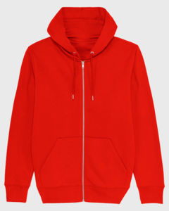 Sweat capuche molleton | Sweat à capuche personnalisé Bright red 1