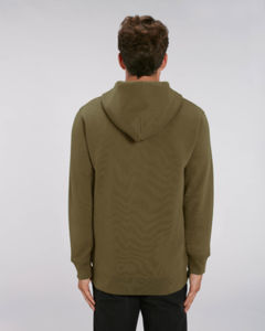 Sweat capuche molleton | Sweat à capuche personnalisé British Khaki 2