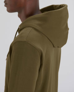 Sweat capuche molleton | Sweat à capuche personnalisé British Khaki 4