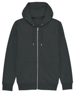 Sweat capuche molleton | Sweat à capuche personnalisé Dark Heather Grey 1