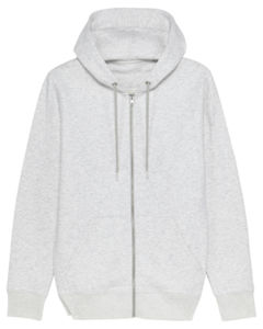 Sweat capuche molleton | Sweat à capuche personnalisé Heather Ash 1