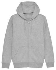 Sweat capuche molleton | Sweat à capuche personnalisé Heather Grey 1