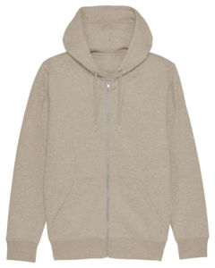 Sweat capuche molleton | Sweat à capuche personnalisé Heather sand 1